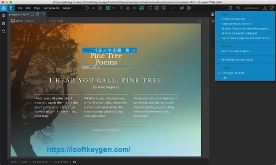 Pinegrow Web Editor Crack v6.21 With Serial Key Latest Download