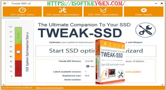 Tweak-SSD Crack 2.0.70 With Serial Key Latest Download [2022]
